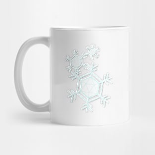 Dice Snowflake - Snowfall ( Dungeons and Dragons / DnD Inspired ) Mug